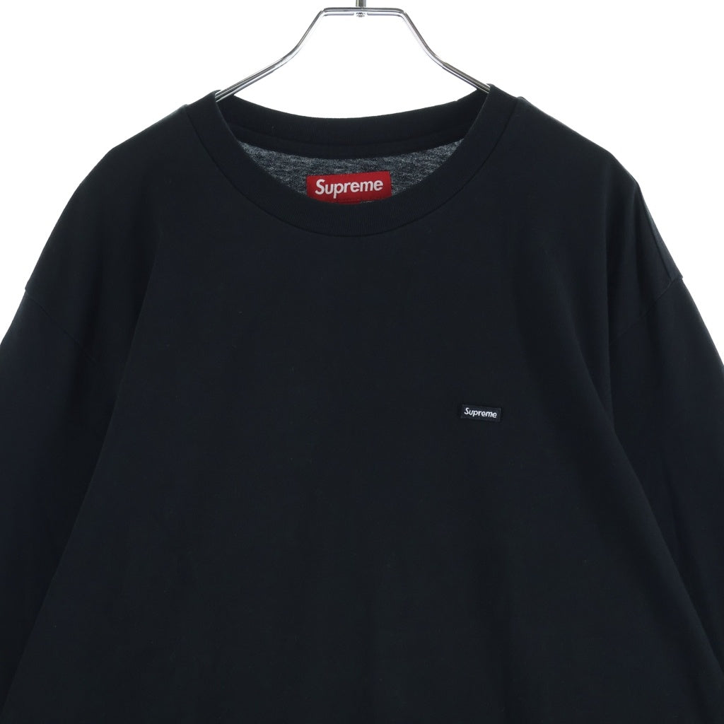 SUPREME(シュプリーム) 25SS Small Box L/S Tee スモールボックスロゴ クルーネック長袖Tシャツ カットソー ブラック
