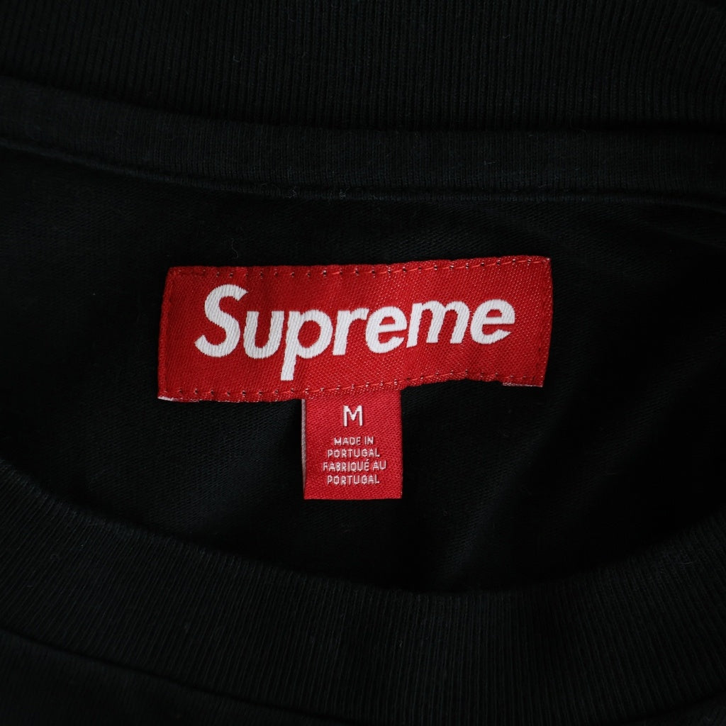 SUPREME(シュプリーム) 25SS Small Box L/S Tee スモールボックスロゴ クルーネック長袖Tシャツ カットソー ブラック