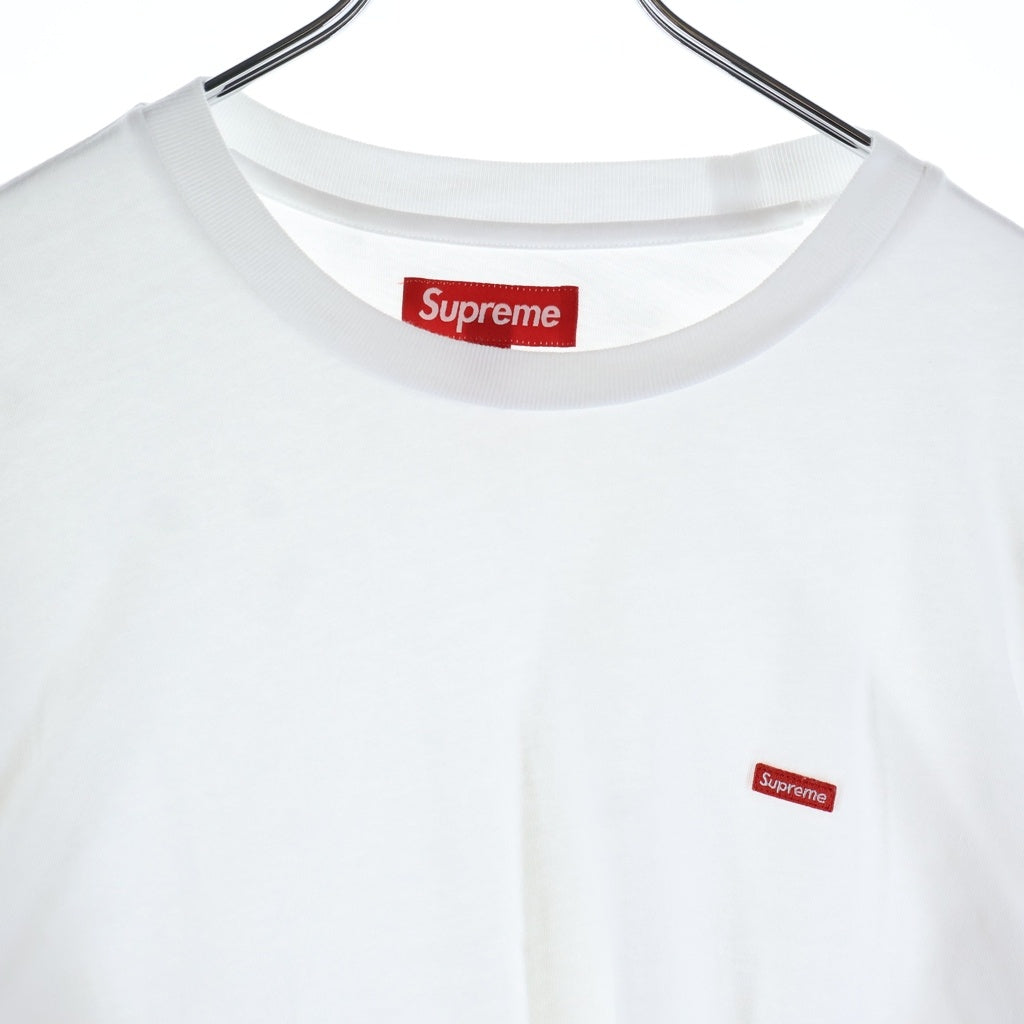 SUPREME(シュプリーム) 25SS Small Box L/S Tee スモールボックスロゴ クルーネック長袖Tシャツ カットソー ホワイト