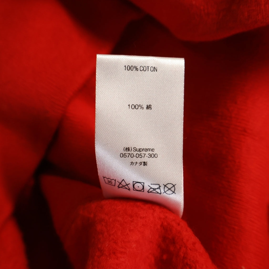 SUPREME(シュプリーム) 19AW Bandana Box Logo Hooded Sweatshirt バンダナボックスロゴ プルオーバースウェットパーカー フーディー レッド