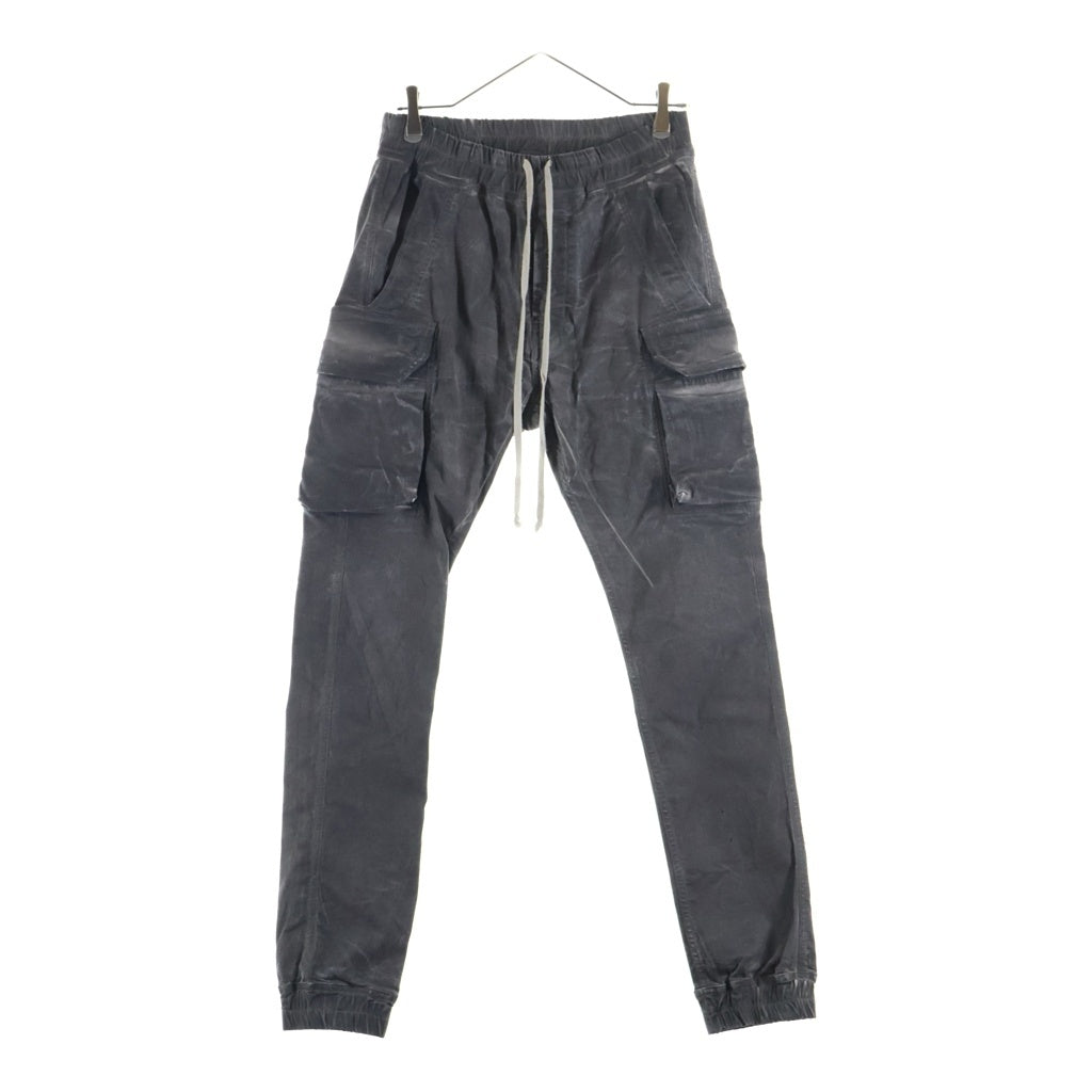 Rick Owens DRKSHDW(リックオウエンス ダークシャドウ) 25SS MASTODON CUT マストドンカットトラウザーズ ジョガーパンツ グレー DU01E3386-SCF