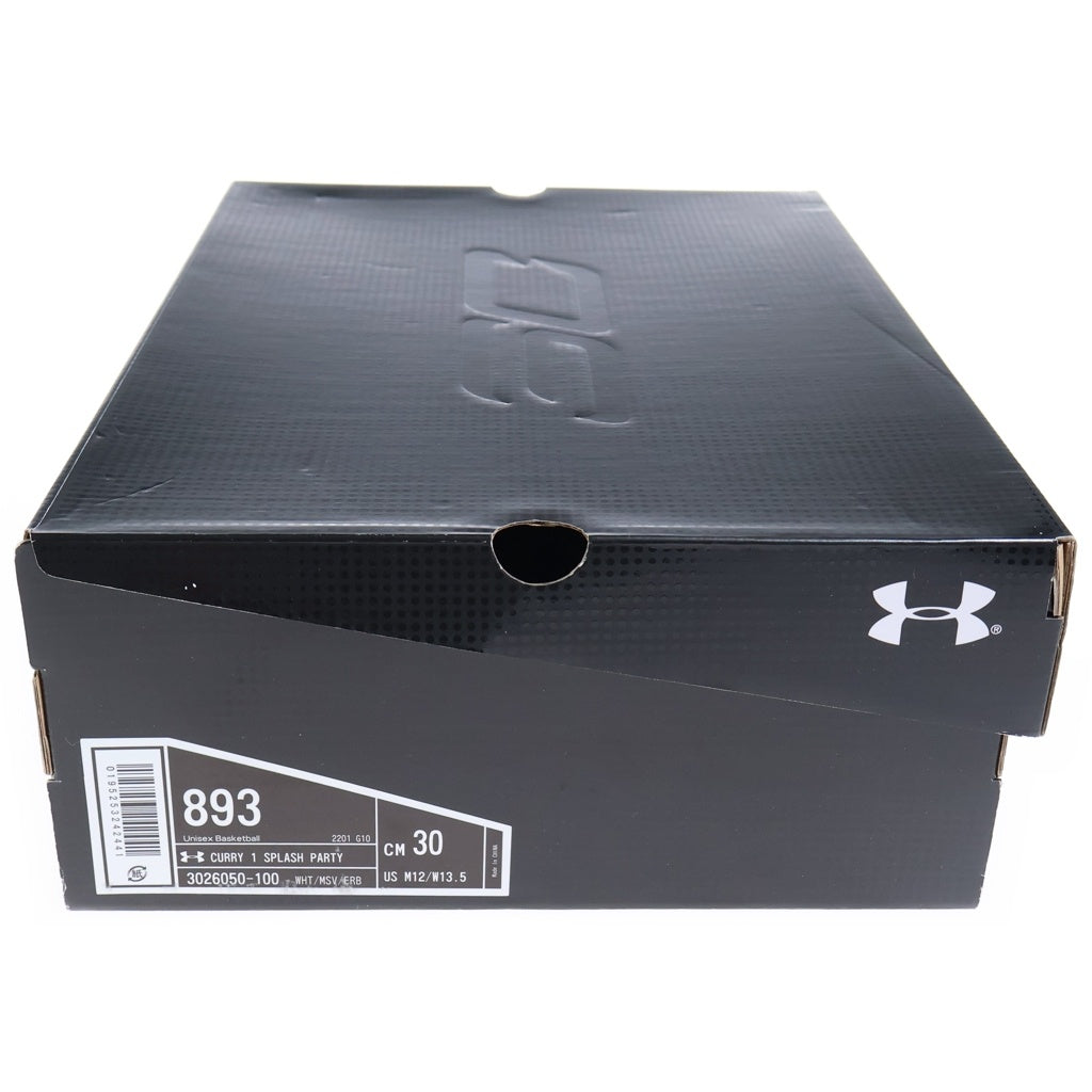 UNDER ARMOUR(アンダーアーマー) CURRY 1 SPLASH PARTY 2.0 カリー1 スプラッシュパーティー バスケットシューズ ホワイト US12/30cm 3026050-100