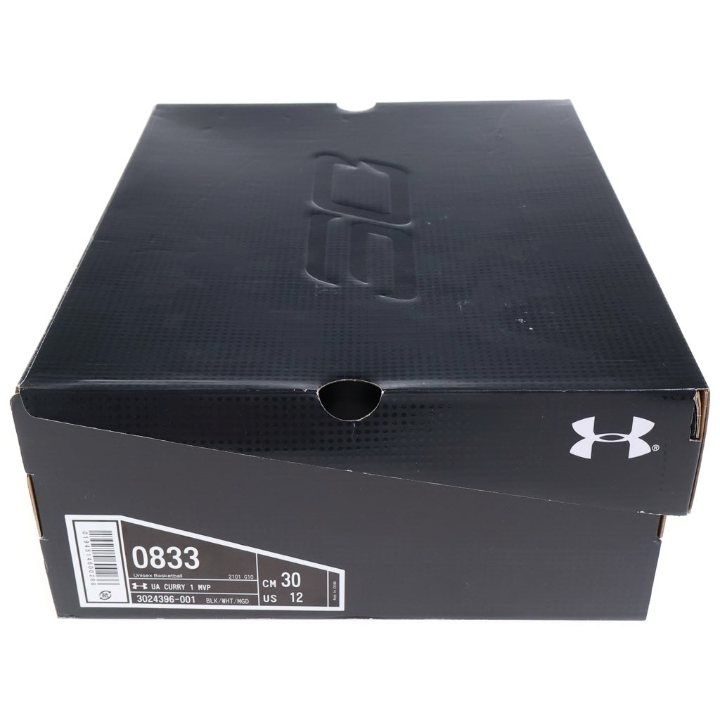 UNDER ARMOUR(アンダーアーマー) CURRY 1 MVP カリー1 エムブイピー バスケットシューズ ホワイト/ブラック US12/30cm 3024396-001
