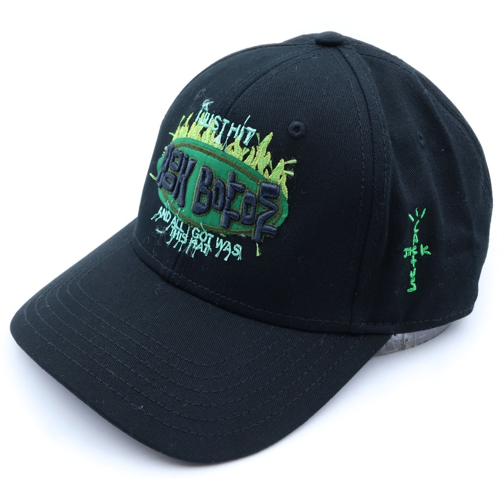 Cactus Jack(カクタスジャック) 26SS ×SPONGEBOB ROCK BOTOM HAT スポンジボブ ロックボトム ベースボールキャップ 帽子 ブラック