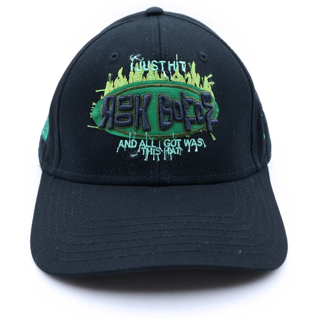 Cactus Jack(カクタスジャック) 26SS ×SPONGEBOB ROCK BOTOM HAT スポンジボブ ロックボトム ベースボールキャップ 帽子 ブラック