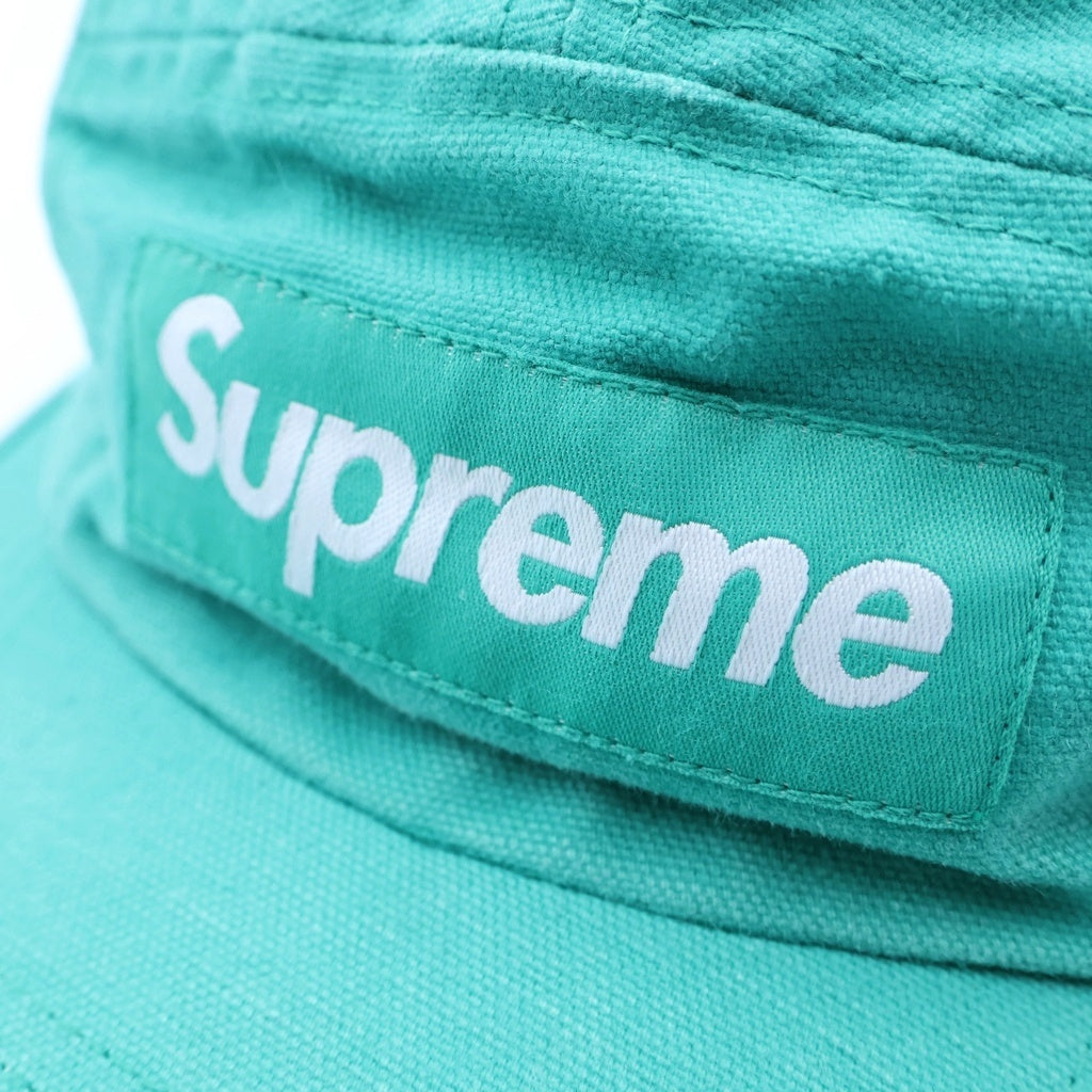 SUPREME(シュプリーム) 26SS Canvas Camp Cap ボックスロゴ キャンバスキャンプキャップ 帽子 グリーン