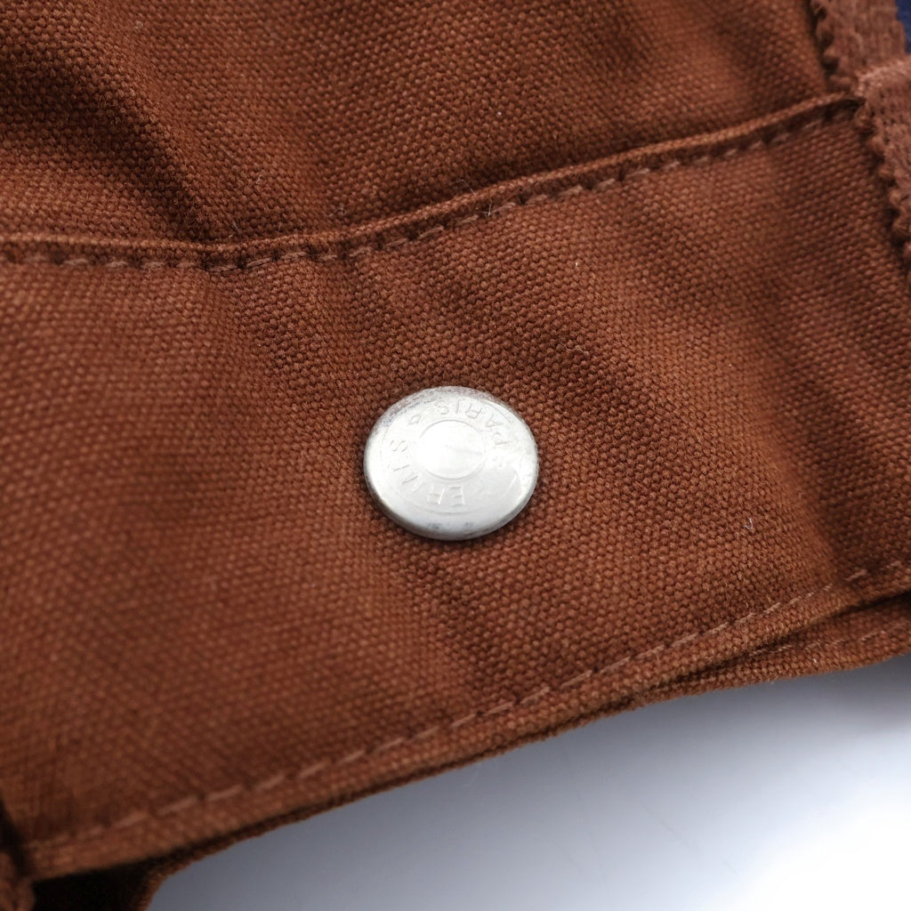 HERMES(エルメス) フールトゥ MM キャンバス トートバッグ ブラウン 2209-32
