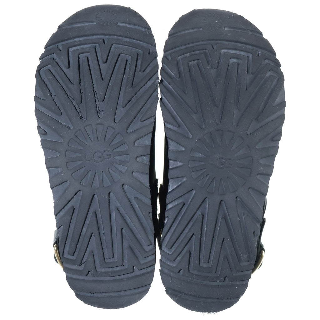 UGG(アグ) WMNS GOLDENSTAR VILLA CLOG ゴールデンスター ヴィラクロッグ バックストラップ レザーサンダル ミュール ブラック US8/25cm 1169590 レディース
