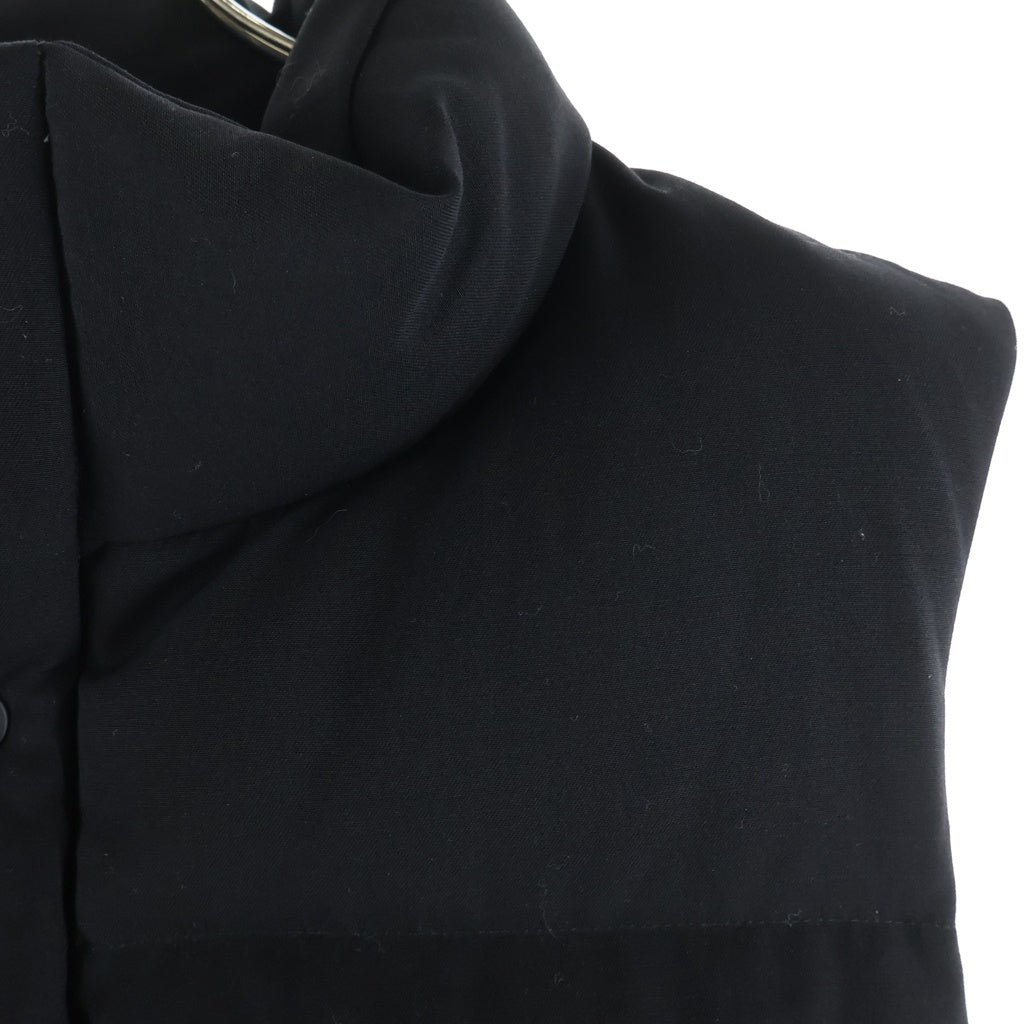 DIGAWEL(ディガウェル) 22AW ×F/CE. STLTH PUFFER VT フロントボタン ダウンベスト ブラック FSP09242U0003