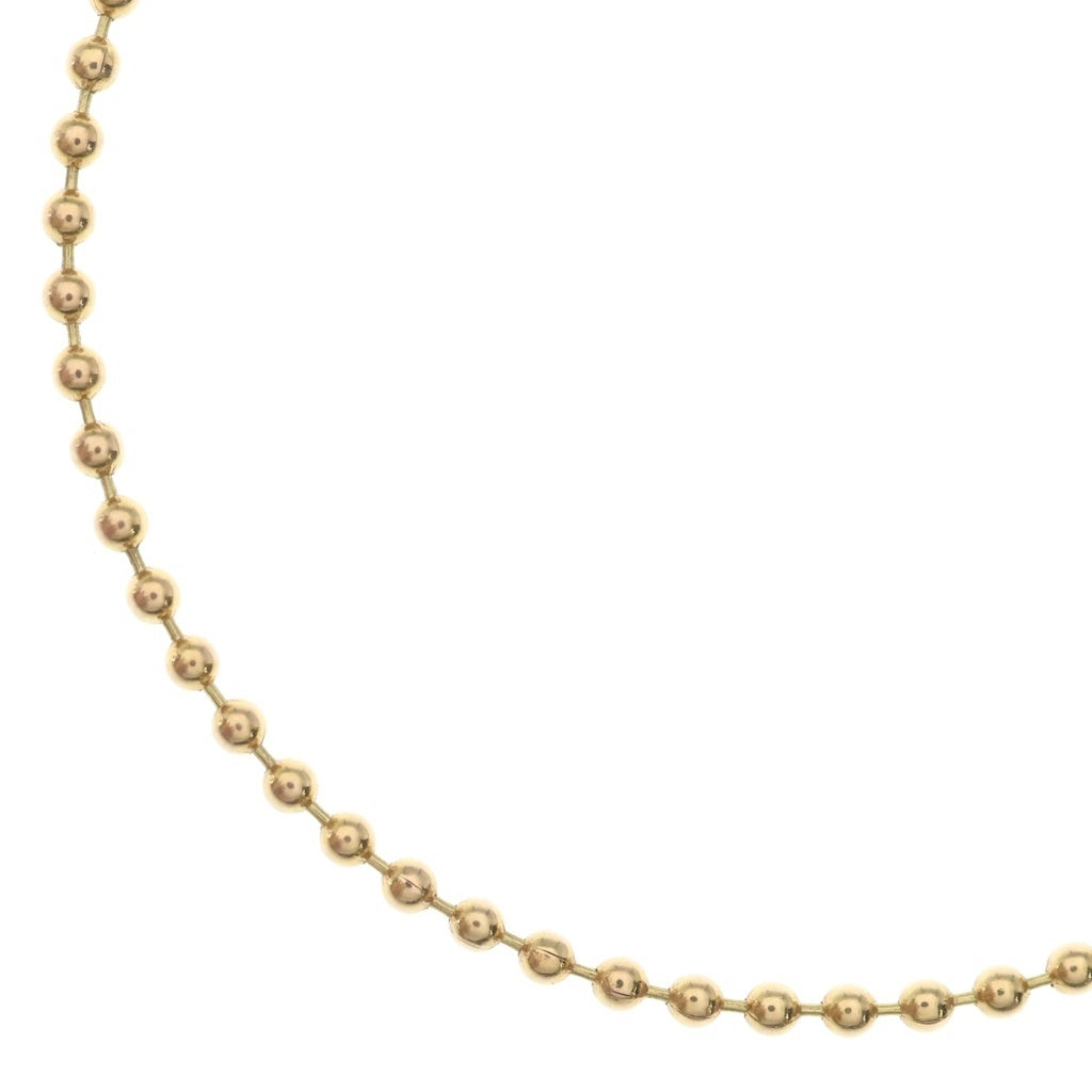 CHROME HEARTS(クロムハーツ) 22K BALL CHAIN 20 ボールチェーン ネックレス ゴールド