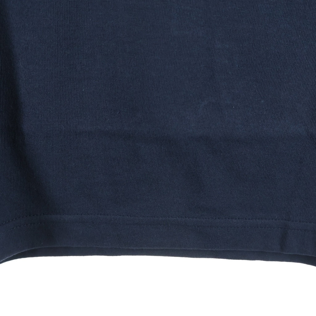 WTAPS(ダブルタップス) 25SS CONTAINING 02 SS / COTTON コンテニング 両面ロゴプリントTシャツ 半袖クルーネックカットソー ネイビー 251ATDT-STM10S