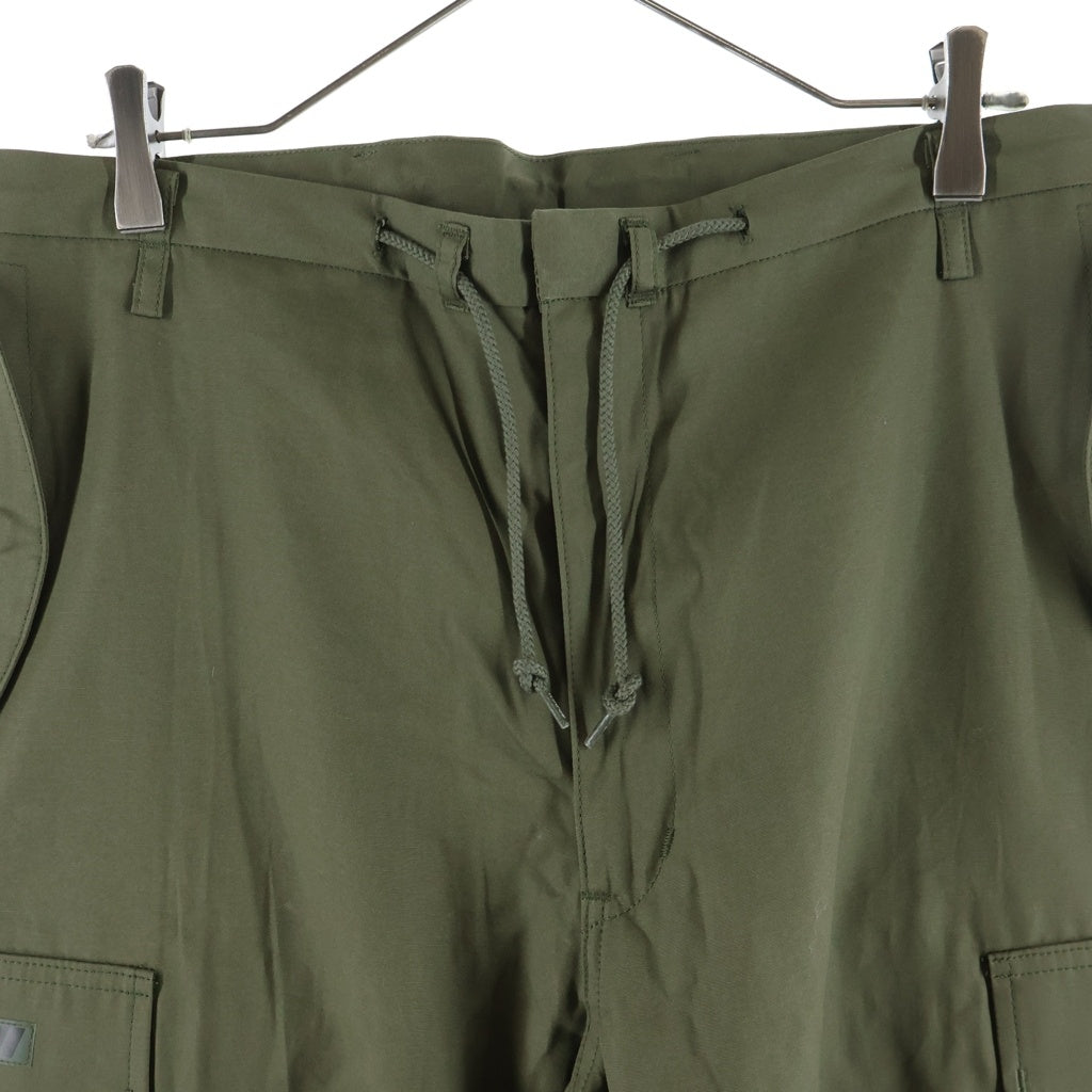 WTAPS(ダブルタップス) 26SS MILT0001 TROUSERS / COTTON. CNVS コットンキャンバス ドローストリング ファティーグトラウザー パンツ オリーブ 261WVDT-PTM02