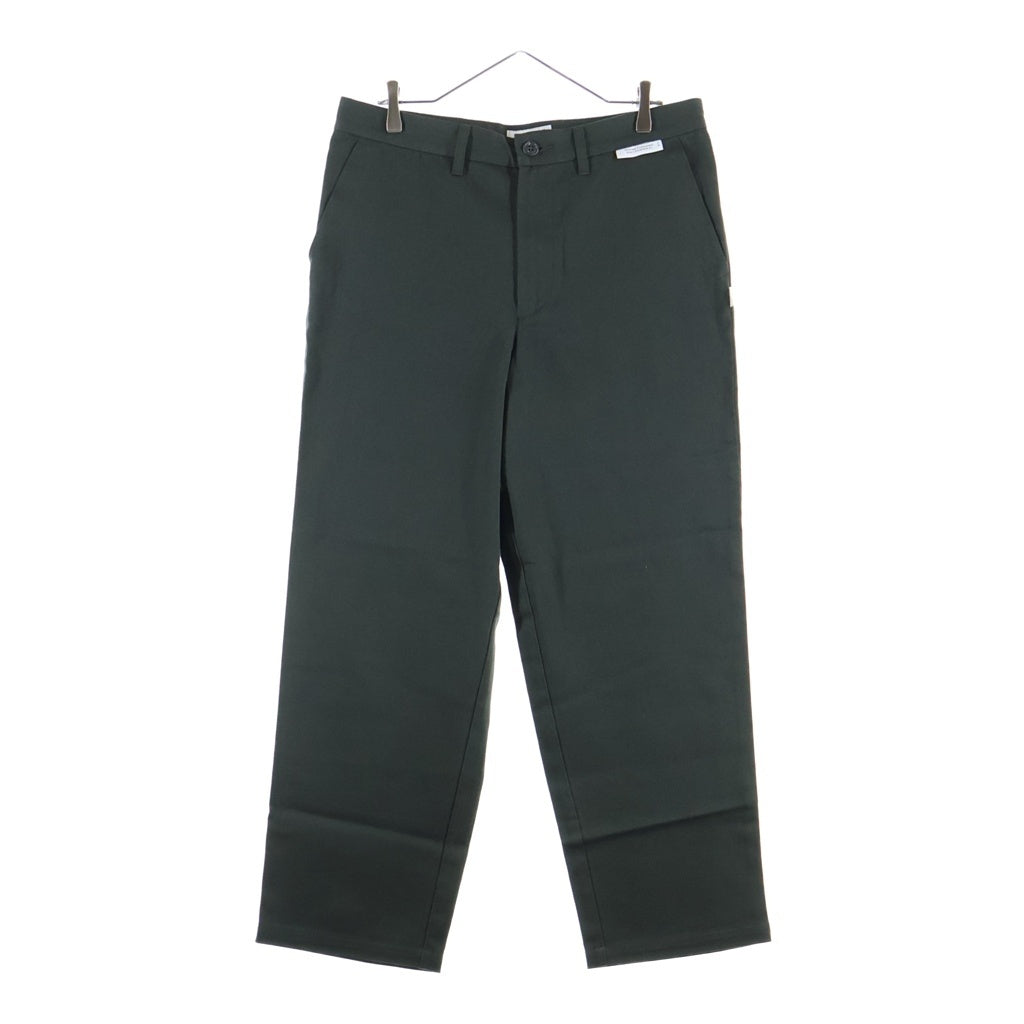 WTAPS(ダブルタップス) 26SS WRKT2001 TROUSERS / COTTON. TWILL 2タック ワークトラウザー ストレートパンツ チャコールグレー 261CWDT-PTM03