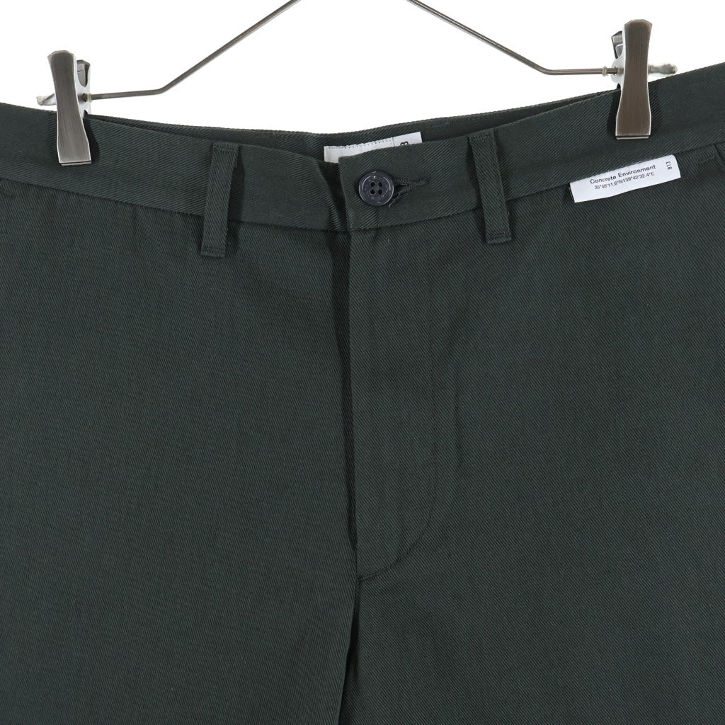 WTAPS(ダブルタップス) 26SS WRKT2001 TROUSERS / COTTON. TWILL 2タック ワークトラウザー ストレートパンツ チャコールグレー 261CWDT-PTM03