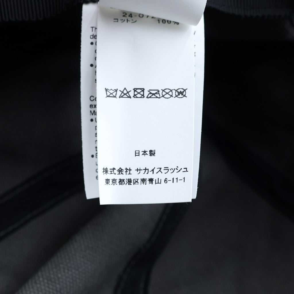 Sacai(サカイ) 24SS ×CARHARTT DUCK CAP カーハート フロントロゴ ダックキャップ 帽子 グレー 24-0728S