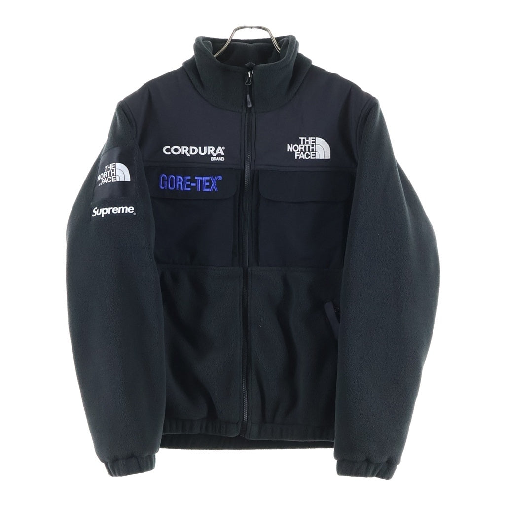SUPREME(シュプリーム) 18AW ×THE NORTH FACE Expedition Fleece Jacket ザノースフェイス エクスペディションフリースジャケット ブラック NL71809I