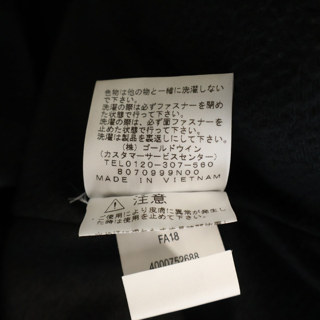 SUPREME(シュプリーム) 18AW ×THE NORTH FACE Expedition Fleece Jacket ザノースフェイス エクスペディションフリースジャケット ブラック NL71809I