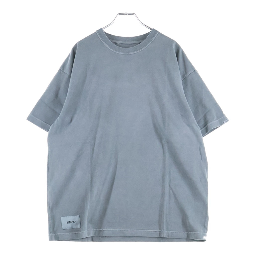 WTAPS(ダブルタップス) 26SS SIGN-OD SS / COTTON ピグメントダイ加工 コットンTシャツ 半袖クルーネックカットソー グレー 261ATDT-CSM19