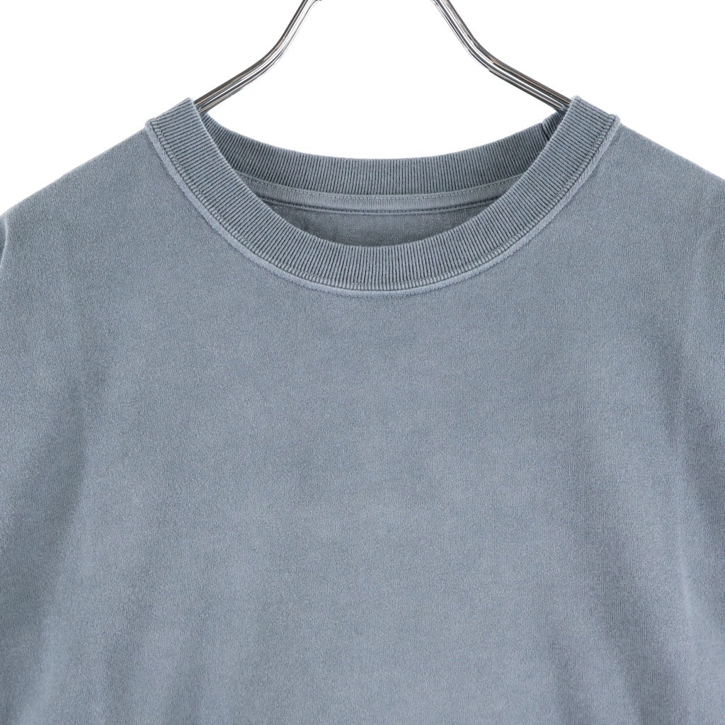 WTAPS(ダブルタップス) 26SS SIGN-OD SS / COTTON ピグメントダイ加工 コットンTシャツ 半袖クルーネックカットソー グレー 261ATDT-CSM19
