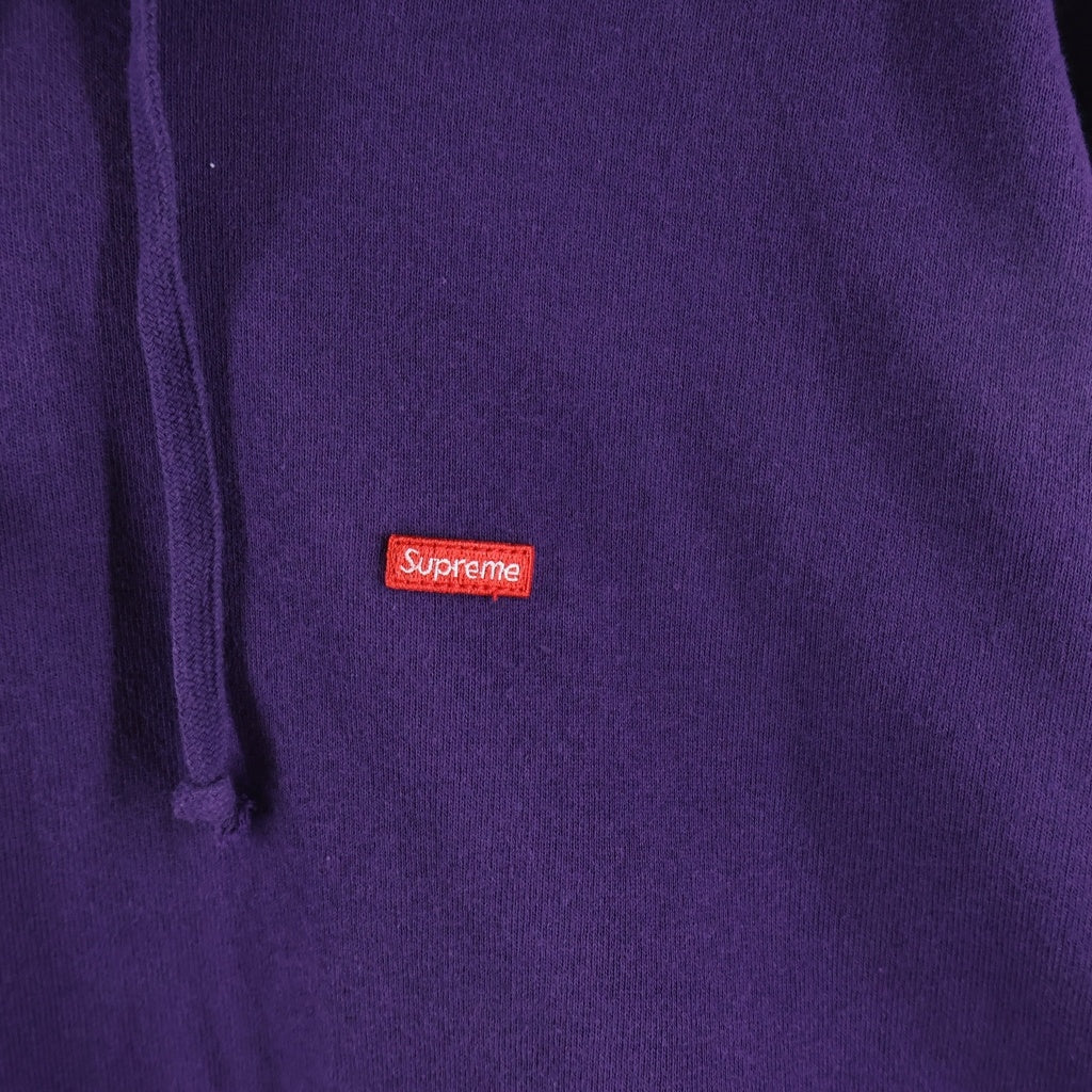 SUPREME(シュプリーム) 25AW Small Box Logo Hooded Sweatshirt スモールボックスロゴ プルオーバースウェットパーカー フーディー パープル