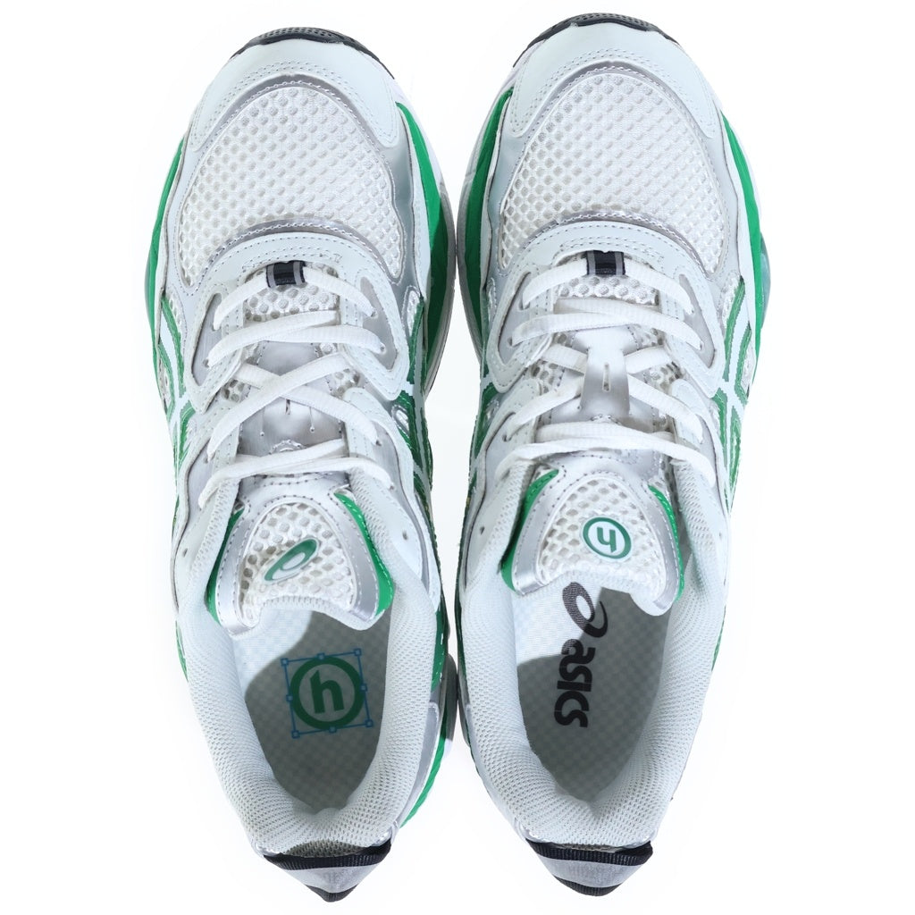 ASICS(アシックス) ×Hidden NY GEL-NYC ヒドゥンニューヨーク ゲルNYC ローカットスニーカー ホワイト/グリーン US9/27cm 1201B001-100