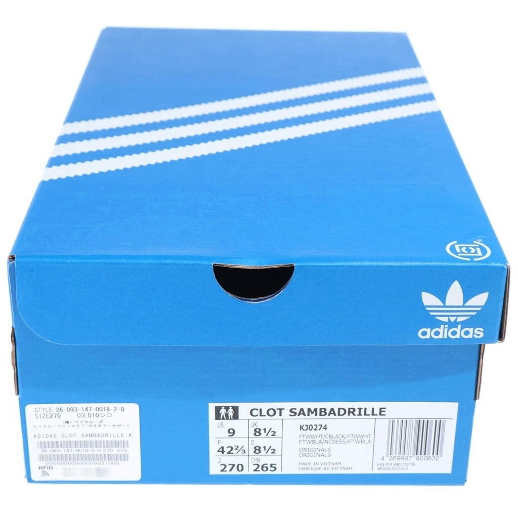 adidas(アディダス) ×CLOT SAMBA クロット サンバ ローカットスニーカー ホワイト US9/27cm KJ0274