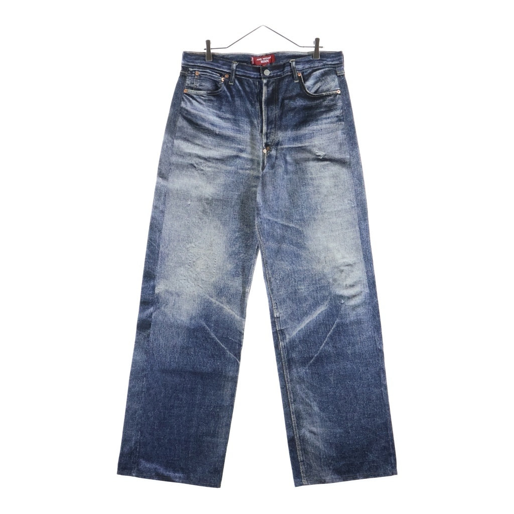 COMME des GARCONS JUNYA WATANABE MAN(コムデギャルソンジュンヤワタナベマン) 25SS× LEVI'S COTTON× BERBERJIN TWILL INKJET PRINTED STRAIGHT PANTS 503BXXモデル ストレートパンツ デニム WO-P905