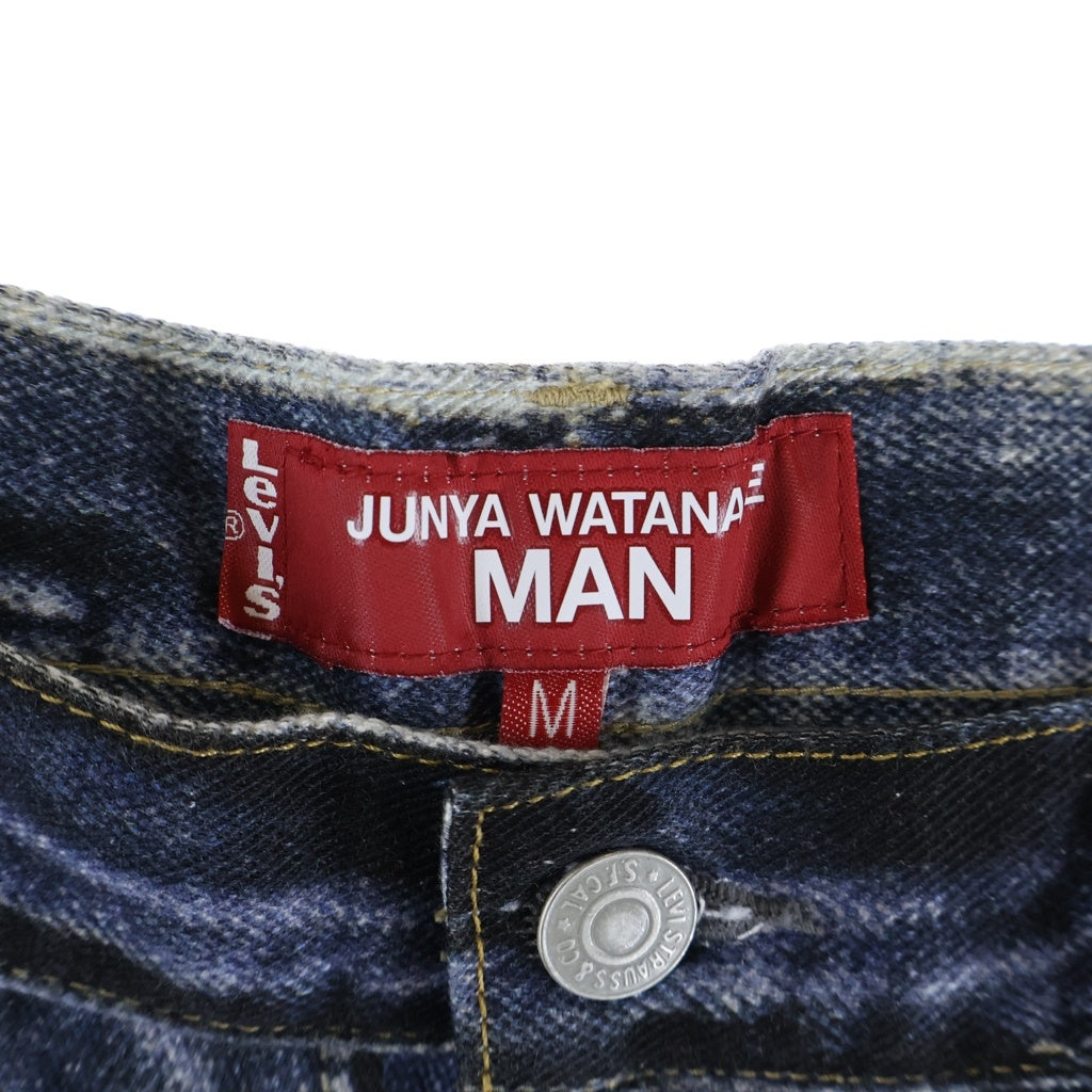 COMME des GARCONS JUNYA WATANABE MAN(コムデギャルソンジュンヤワタナベマン) 25SS× LEVI'S COTTON× BERBERJIN TWILL INKJET PRINTED STRAIGHT PANTS 503BXXモデル ストレートパンツ デニム WO-P905