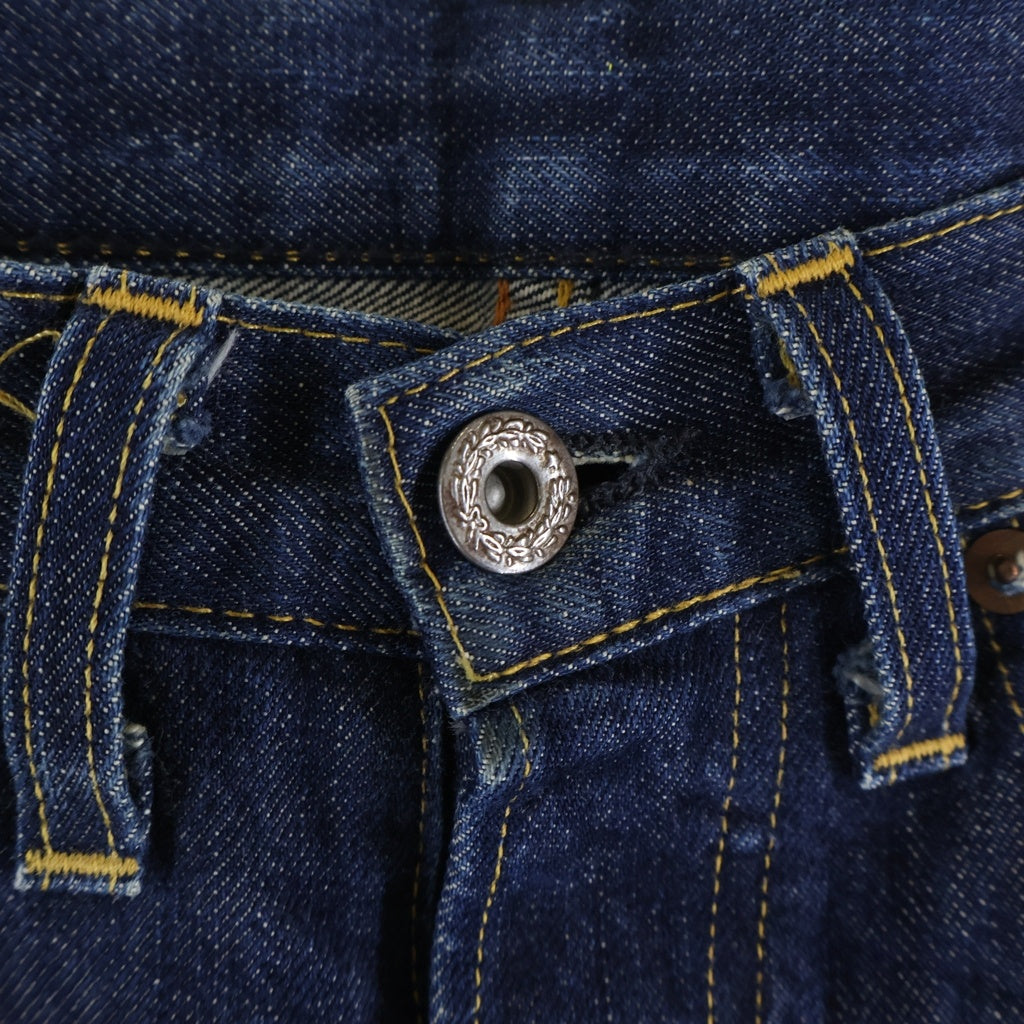 Levi's VINTAGE CLOTHING(リーバイス ビンテージ クロージング) S501XX 復刻 USA製 ビッグE グリーンスレキ 月桂樹ボタン ボタンフライ デニムパンツ インディゴ 44501-0118
