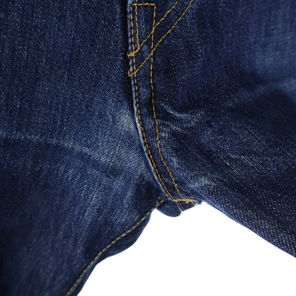 Levi's VINTAGE CLOTHING(リーバイス ビンテージ クロージング) S501XX 復刻 USA製 ビッグE グリーンスレキ 月桂樹ボタン ボタンフライ デニムパンツ インディゴ 44501-0118