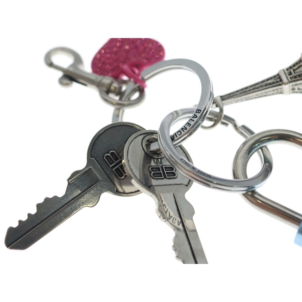 BALENCIAGA(バレンシアガ) 24AW PADLOCK KEYRING パドロック キーリング チャーム シルバー 828999 2ABS4 8486