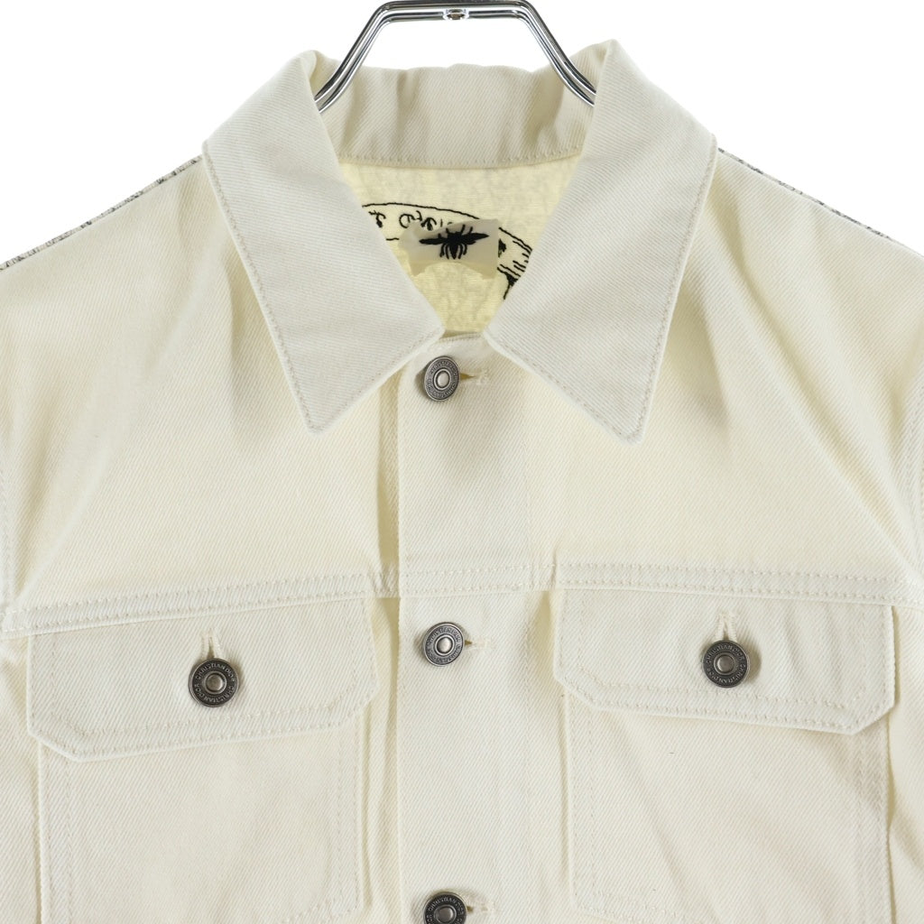Christian Dior(クリスチャンディオール) 25AW ASTRAL FLOWERS DENIM JACKET アストラル フラワーズ デニムジャケット ホワイト/マルチカラー レディース 512V11A3040