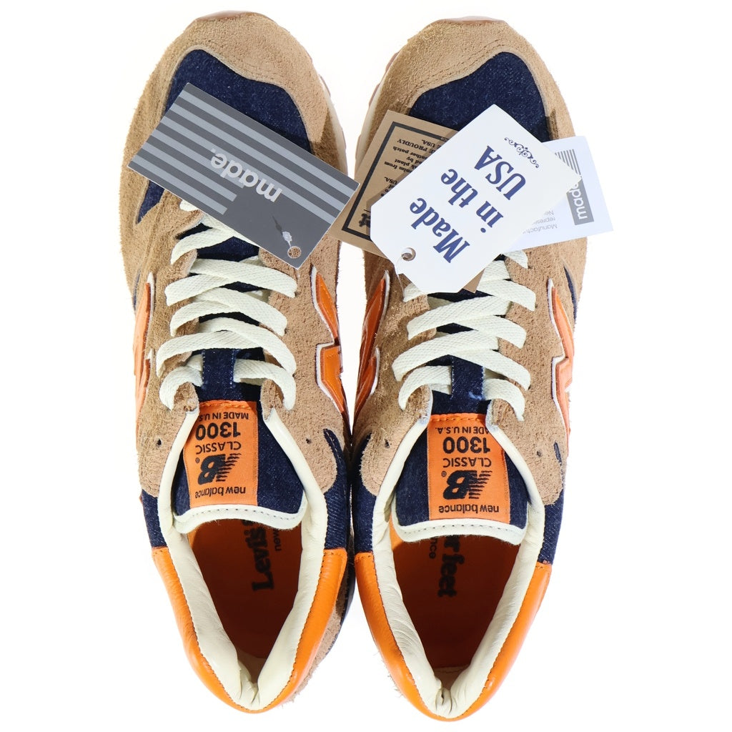 New Balance(ニューバランス) ×LEVI'S M1300LV リーバイス ローカットスニーカー ブラウン/ネイビー US9/27cm