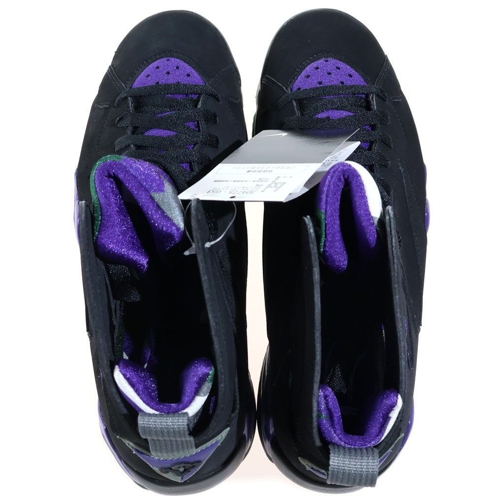 NIKE(ナイキ) AIR JORDAN 7 RAY ALLEN エアジョーダン レイアレン ハイカットスニーカー ブラック/パープル US9/27cm 304775-053
