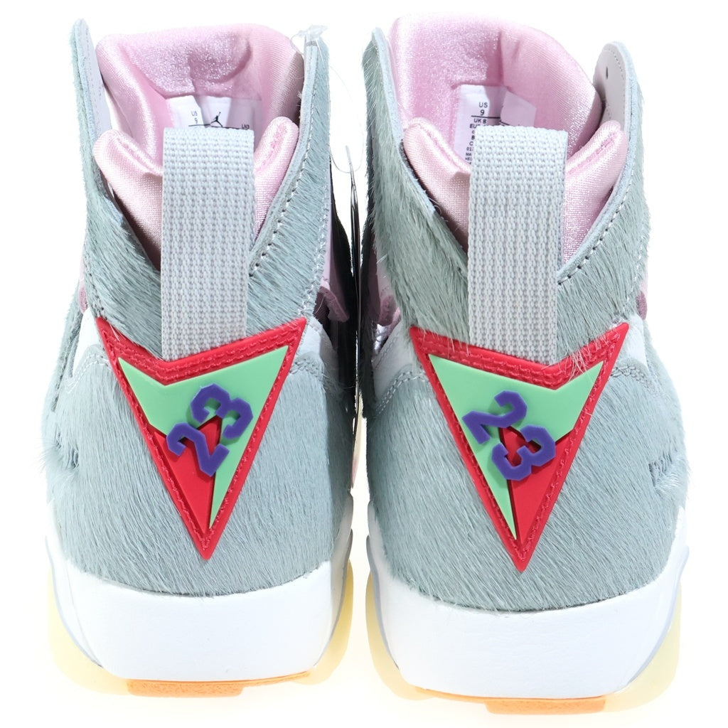 NIKE(ナイキ) AIR JORDAN 7 SE HARE 2.0 エアジョーダン ヘア ハイカットスニーカー グレー/ピンク US9/27cm CT8528-002
