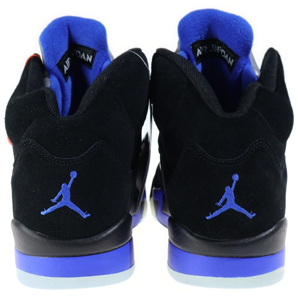 NIKE(ナイキ) AIR JORDAN 5 RETRO エアジョーダン レトロ ハイカットスニーカー ブラック/ブルー US9.5/27.5cm CT4838-004