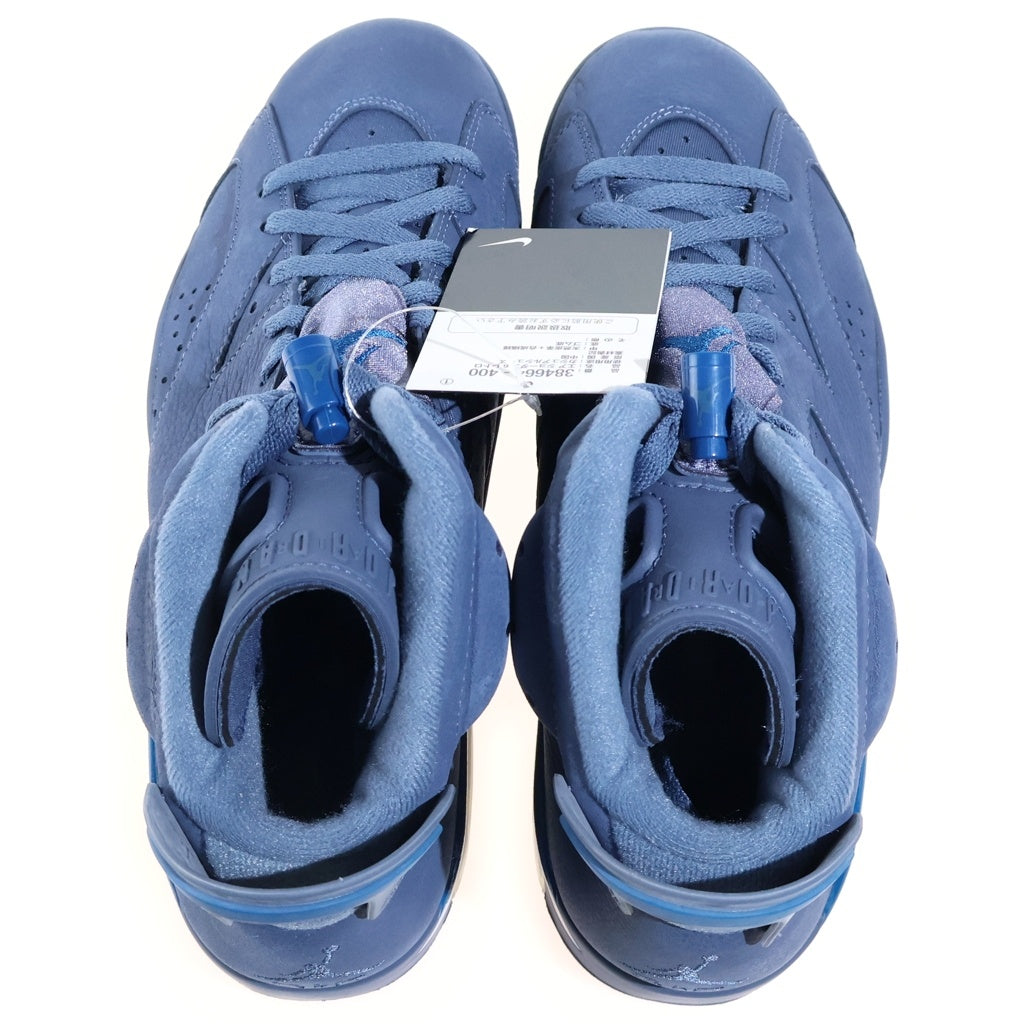 NIKE(ナイキ) AIR JORDAN 6 RETRO エアジョーダン レトロ ハイカットスニーカー ブルー US9/27cm CT4838-004 384664-400