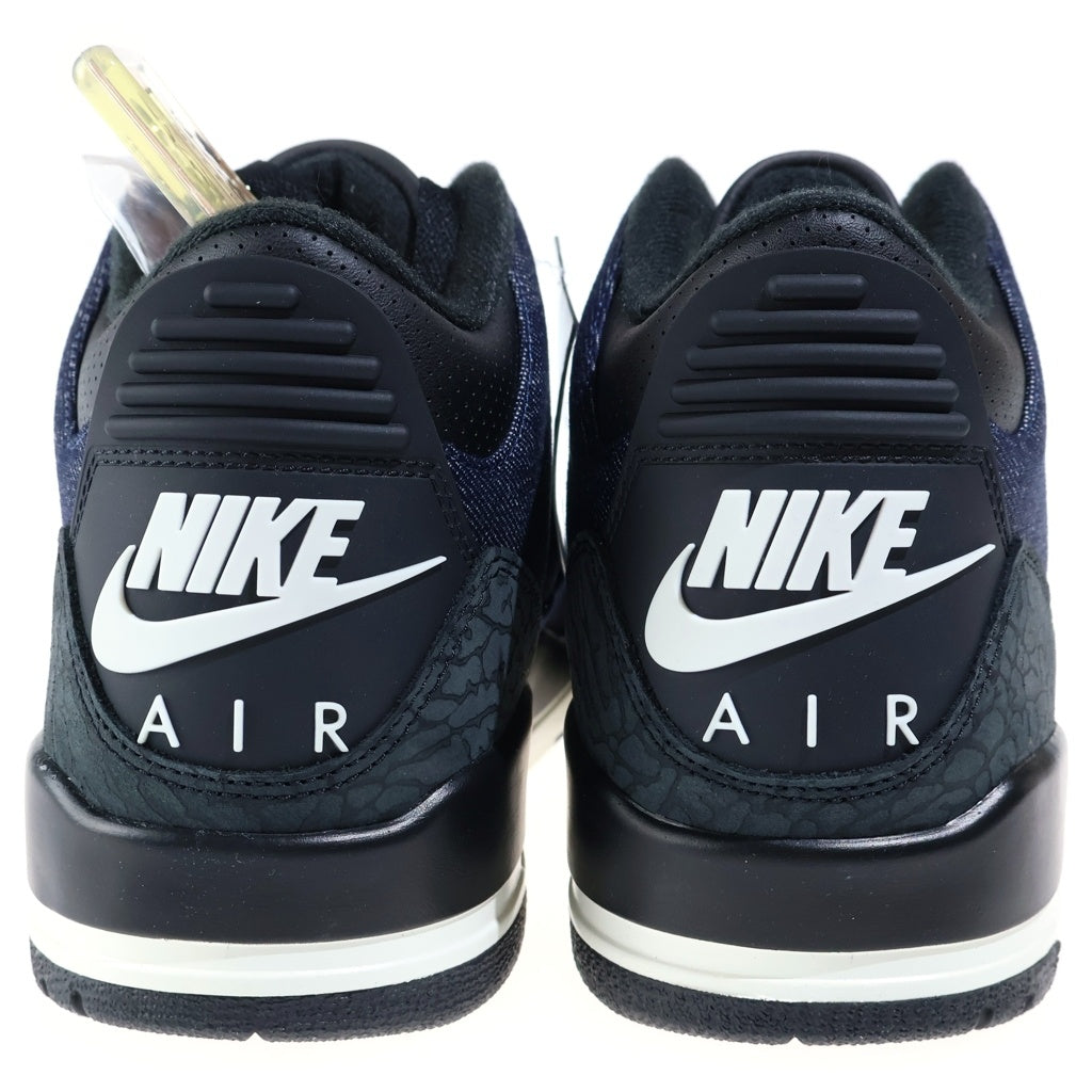 NIKE(ナイキ) ×LEVI'S AIR JORDAN 3 RETRO SP リーバイス エアジョーダン3 ミッドカットスニーカー インディゴ US9.5/27.5cm IH7959-400