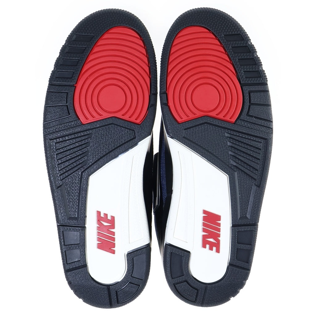 NIKE(ナイキ) ×LEVI'S AIR JORDAN 3 RETRO SP リーバイス エアジョーダン3 ミッドカットスニーカー インディゴ US9.5/27.5cm IH7959-400