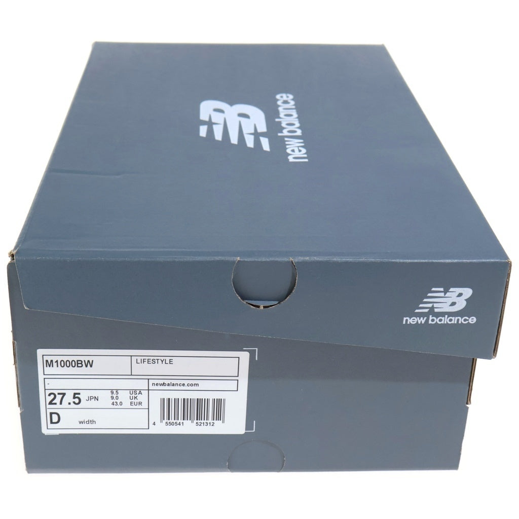 New Balance(ニューバランス) ローカットスニーカー ホワイト US9.5/27.5cm M1000BW