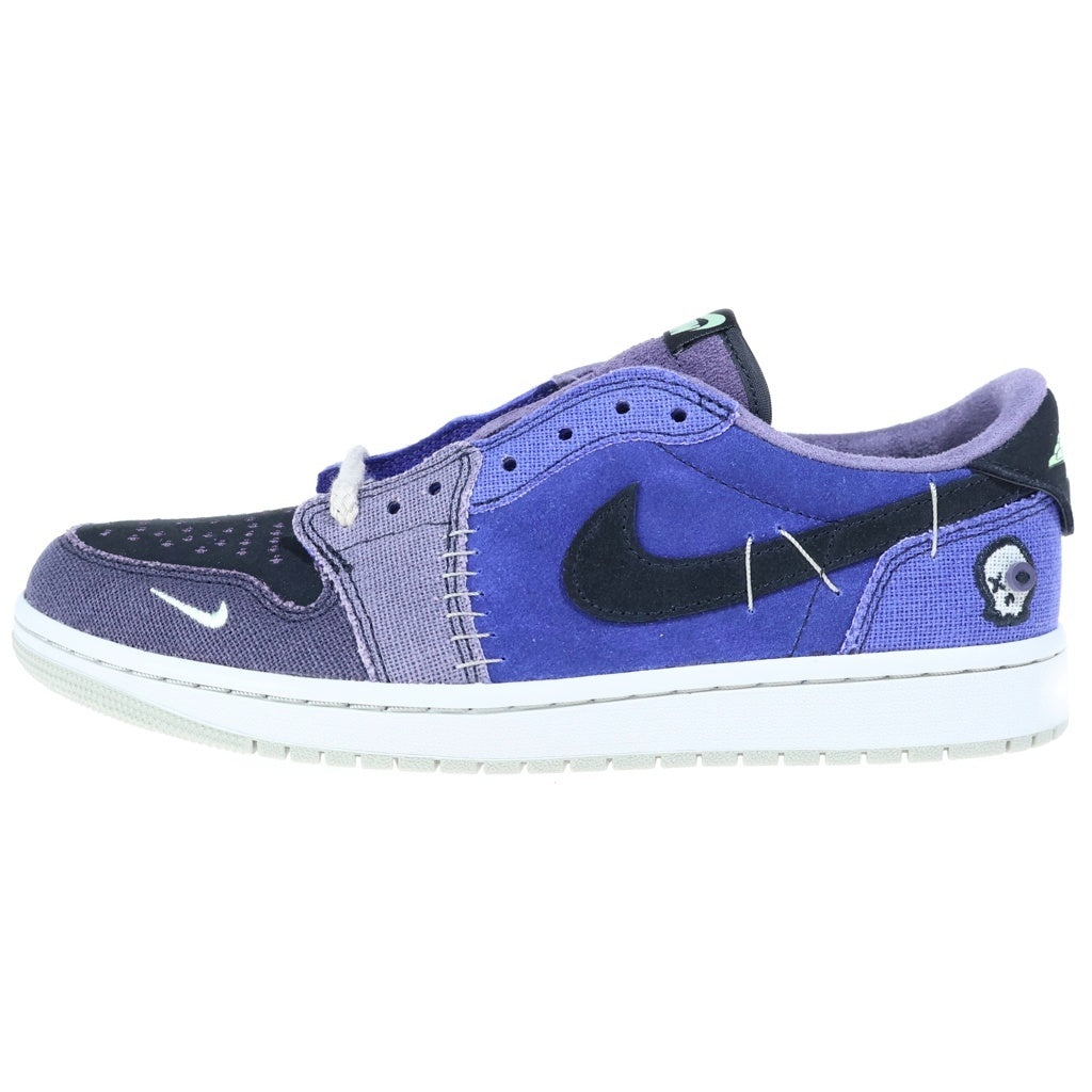 NIKE(ナイキ) ×ZION WILLIAMSON AIR JORDAN 1 RETRO LOW OG ザイオンウィリアムソン エアジョーダン1 ローカットスニーカー ブルー/パープル US9.5/27.5cm IH2309-500