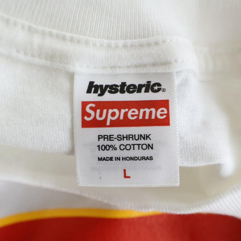 SUPREME(シュプリーム) 24AW ×HYSTERIC GLAMOUR Fuck Tee ヒステリックグラマー ファック フロントプリントTシャツ 半袖クルーネックカットソー ホワイト