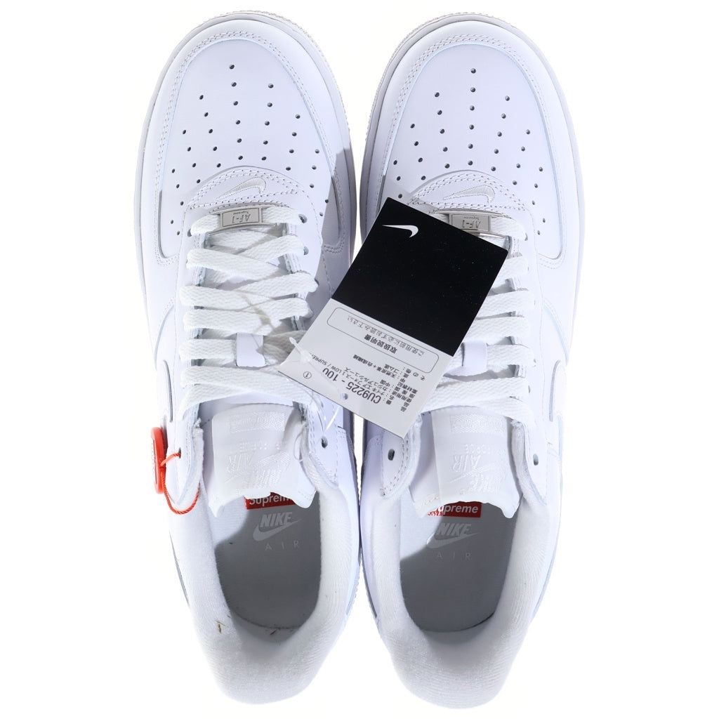 NIKE(ナイキ) ×SUPREME AIR FORCE 1 LOW シュプリーム エアフォース1 ローカットスニーカー ホワイト US9.5/27.5cm CU9225-100