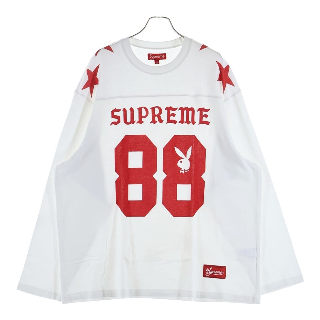 SUPREME(シュプリーム) 26SS ×Playboy L/S Football Top プレイボーイ ロングスリーブ フットボールトップ 長袖カットソー ホワイト