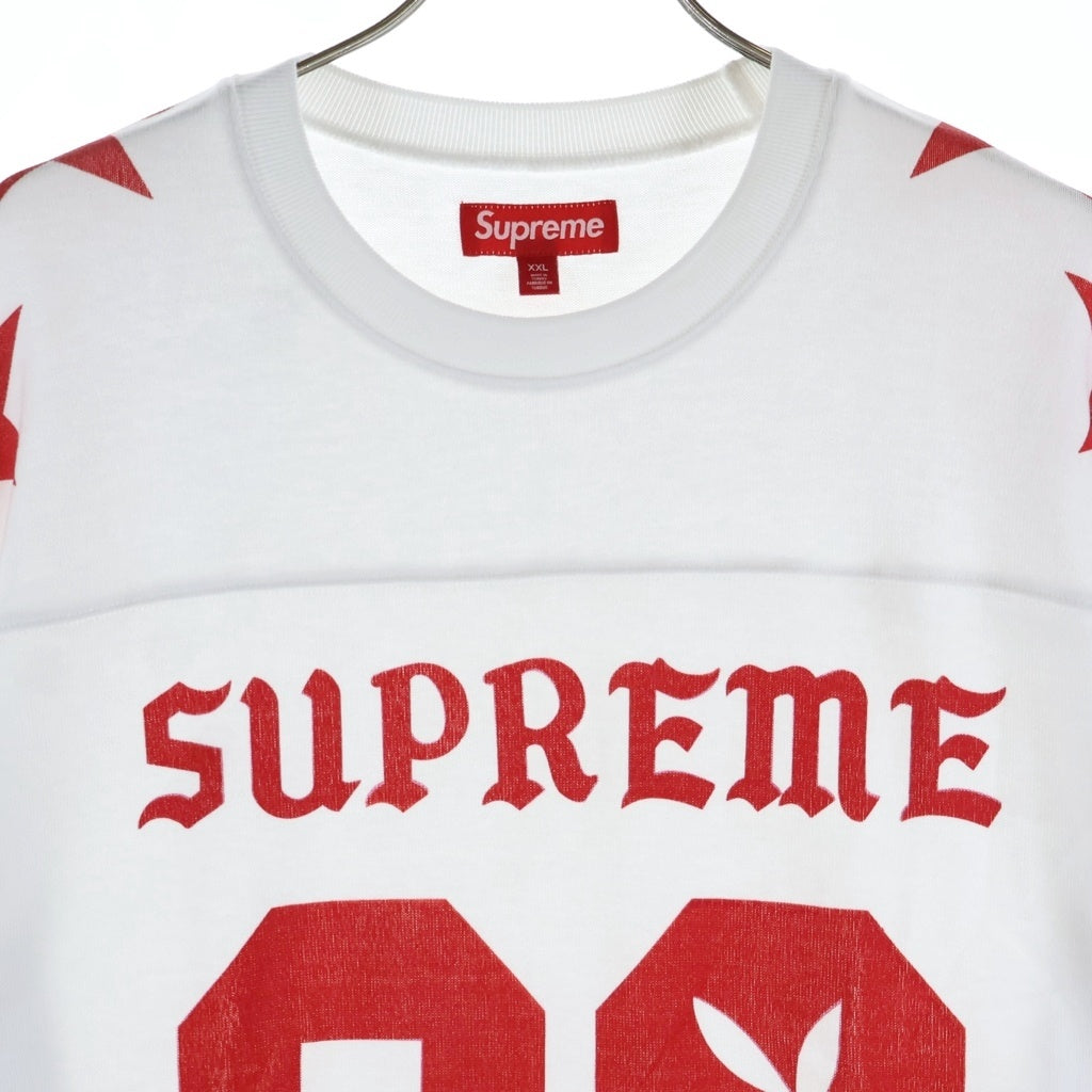SUPREME(シュプリーム) 26SS ×Playboy L/S Football Top プレイボーイ ロングスリーブ フットボールトップ 長袖カットソー ホワイト