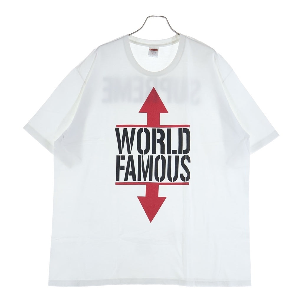 SUPREME(シュプリーム) 26SS World Famous Tee ワールドフェイマス プリントTシャツ 半袖カットソー ホワイト