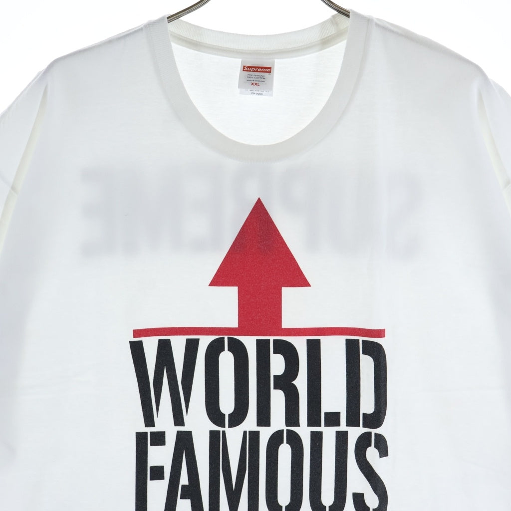 SUPREME(シュプリーム) 26SS World Famous Tee ワールドフェイマス プリントTシャツ 半袖カットソー ホワイト
