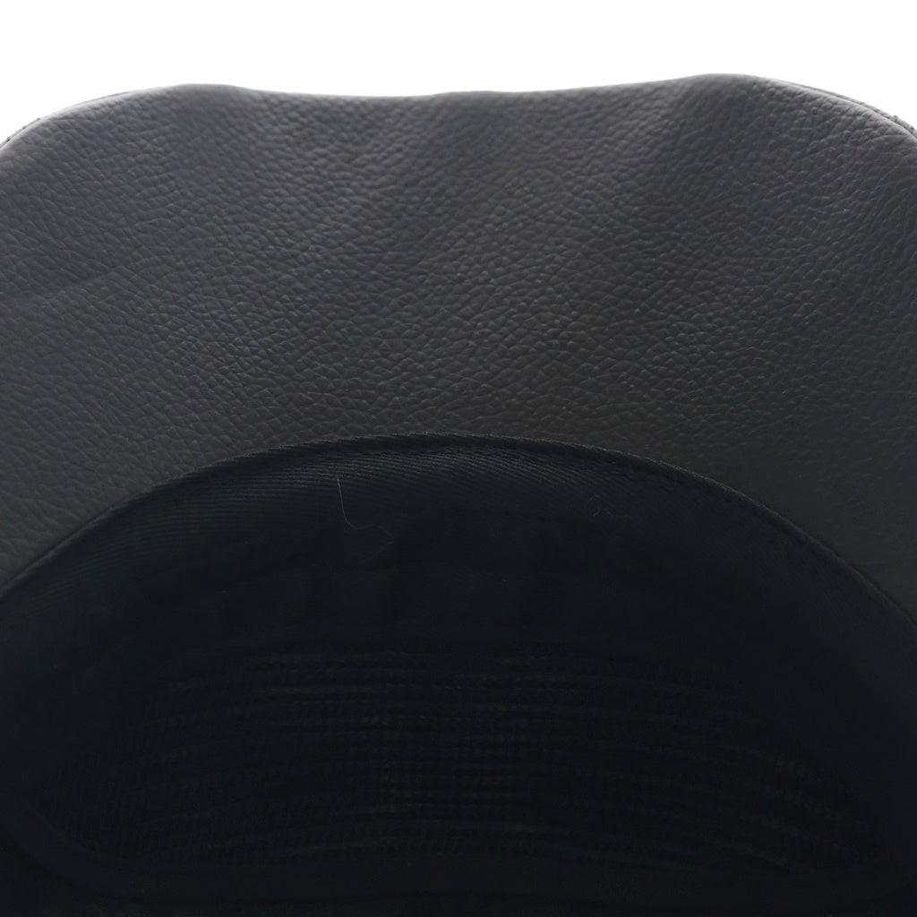 SUPREME(シュプリーム) 26SS ×Vanson Leathers Spider-Man Mesh Back 6-Panel バンソン スパイダーマン レザーメッシュ 6パネルキャップ 帽子 ブラック
