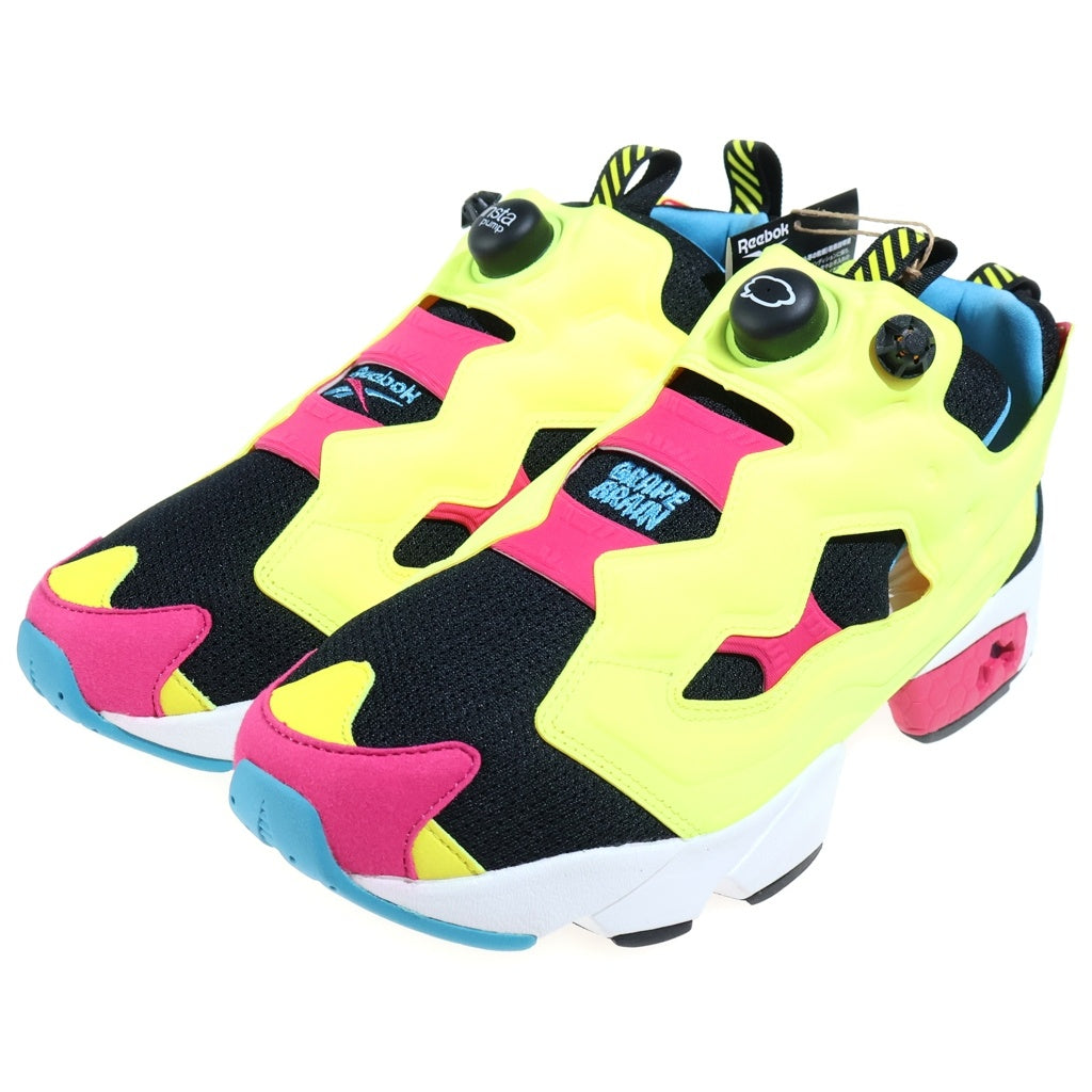 Reebok(リーボック) ×GRAPE BRAIN xSNKRDUNK INSTAPUMP FURY にぎるちゃん Yellow グレイプブレイン スニダン インスタポンプフューリー ローカットスニーカー マルチカラー US10.5/28.5cm 100270947