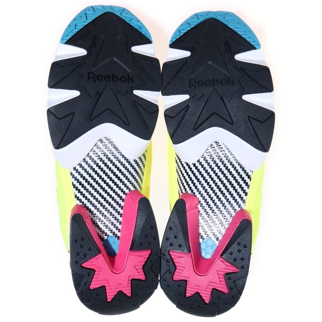 Reebok(リーボック) ×GRAPE BRAIN xSNKRDUNK INSTAPUMP FURY にぎるちゃん Yellow グレイプブレイン スニダン インスタポンプフューリー ローカットスニーカー マルチカラー US10.5/28.5cm 100270947